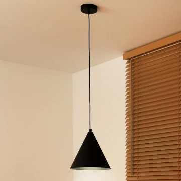 Duolla - Lampa wisząca na lince IRONLINE 1xG9/3W/230V Ø 25 cm czarna