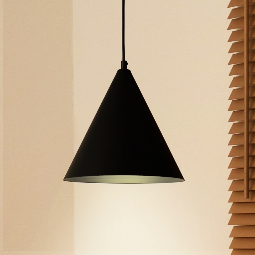 Duolla - Lampa wisząca na lince IRONLINE 1xG9/3W/230V Ø 25 cm czarna