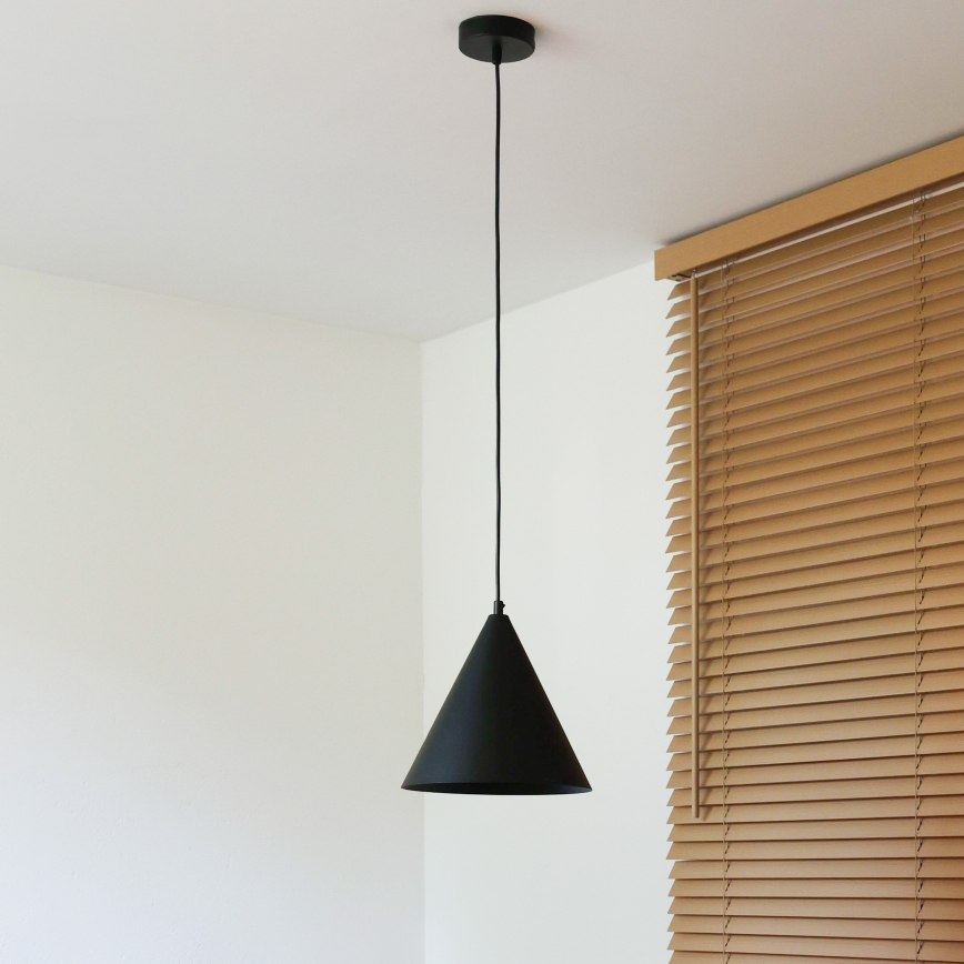 Duolla - Lampa wisząca na lince IRONLINE 1xG9/3W/230V Ø 25 cm czarna