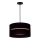 Duolla - Lampa wisząca na linkach DUO 1xE27/15W/230V śr. 40 cm czarna/rattan