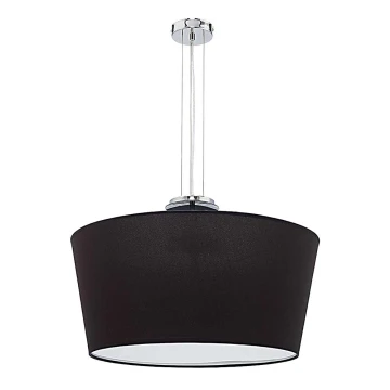 Duolla - Lampa wisząca na linkach OPERA 3xE14/40W/230V śr. 55 cm czarna