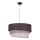 Duolla - Lampa wisząca na linkach TRIO 1xE27/40W/230V śr. 45 cm antracyt/szary/biały