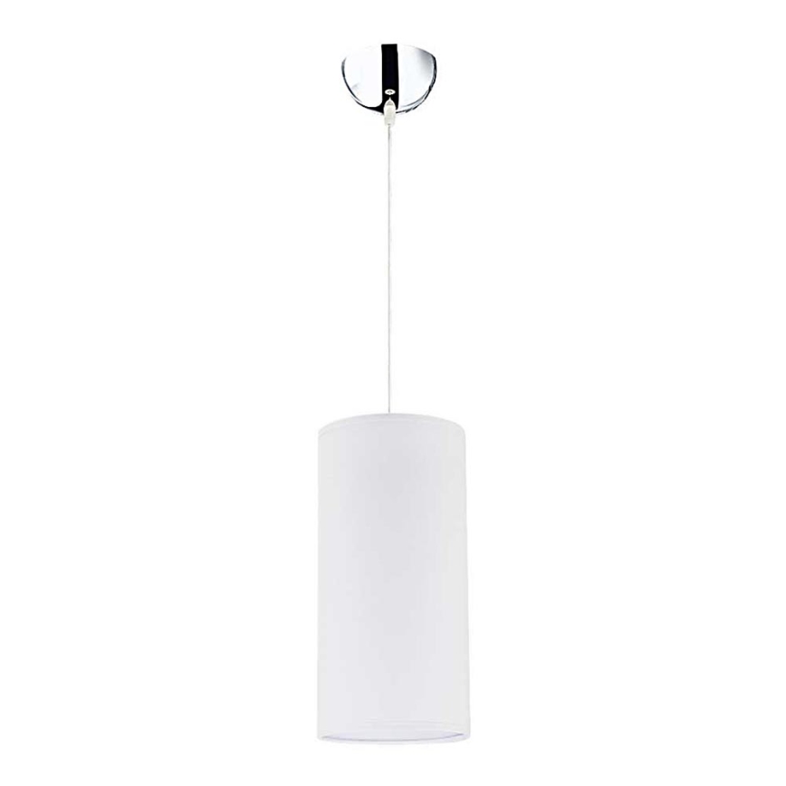 Duolla - Lampa wisząca na linkę CIGAR 1xE27/40W/230V śr. 15 cm biała