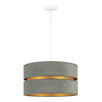 Duolla - Lampa wisząca na linkę DUO 1xE27/15W/230V jasny pr. 40 cm zielono-złota