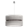 Duolla - Lampa wisząca na linkę DUO 1xE27/15W/230V śr. 40 cm szara