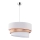 Duolla - Lampa wisząca na linkę TRIO 1xE27/40W/230V śr. 45 cm złoto/biała