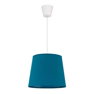 Duolla - Lampa wisząca na linku SOLO 1xE27/40W/230V śr. 24 cm niebieska