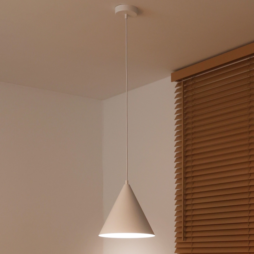Duolla - Lampa wisząca na przewodzie IRONLINE 1xG9/3W/230V śr. 25 cm biała