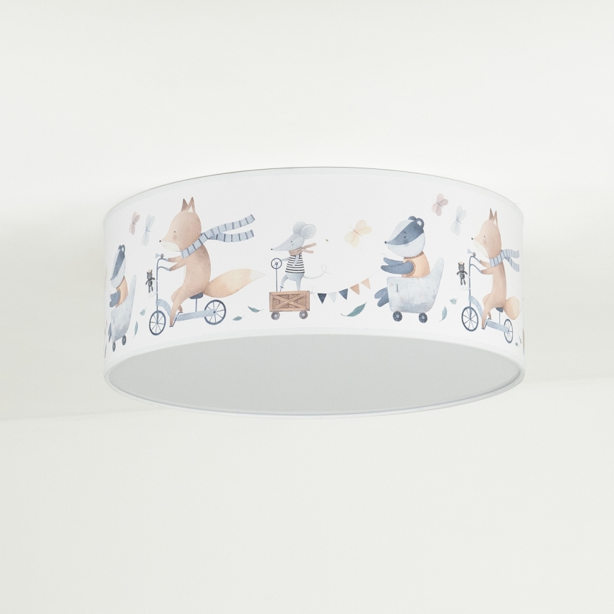 Duolla - Dziecięca lampa sufitowa LED CORTINA LED/26W/230V śr. 40 cm 4000K