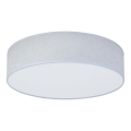 Duolla - LED Lampa sufitowa CORTINA LED/26W/230V śr. 30 cm 4000K szara