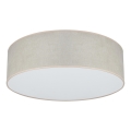 Duolla - LED Lampa sufitowa CORTINA LED/26W/230V śr. 45 cm 4000K beżowa