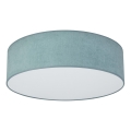 Duolla - LED Lampa sufitowa CORTINA LED/26W/230V śr. 45 cm 4000K turkusowa