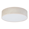 Duolla - LED Plafon CORTINA LED/26W/230V śr. 30 cm 4000K beżowy
