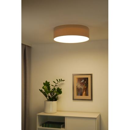 Duolla - LED Plafon CORTINA LED/26W/230V śr. 30 cm 4000K beżowy