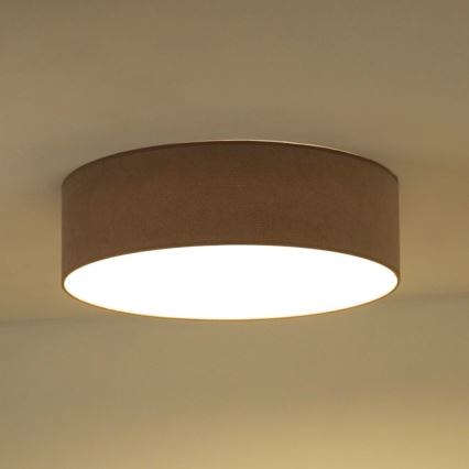 Duolla - LED Plafon CORTINA LED/26W/230V śr. 30 cm 4000K brązowy