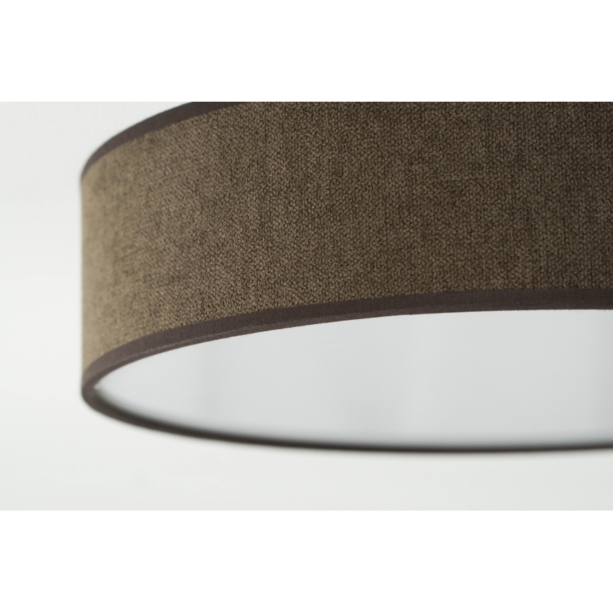 Duolla - LED Plafon CORTINA LED/26W/230V śr. 30 cm 4000K brązowy