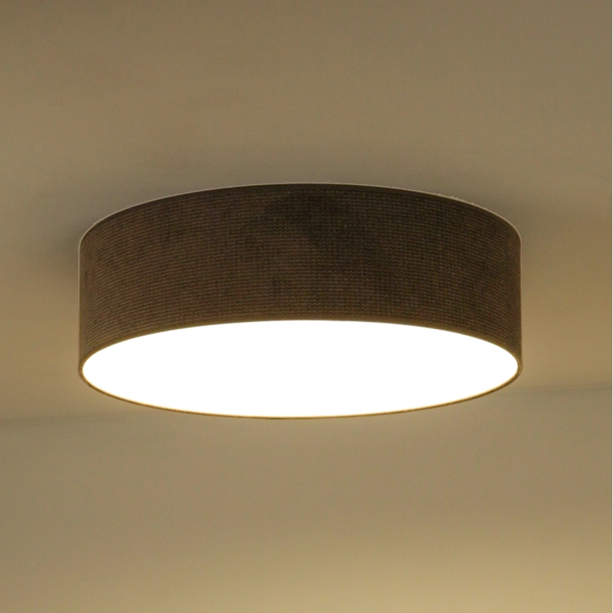 Duolla - LED Plafon CORTINA LED/26W/230V śr. 30 cm 4000K brązowy