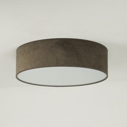Duolla - LED Plafon CORTINA LED/26W/230V śr. 30 cm 4000K brązowy