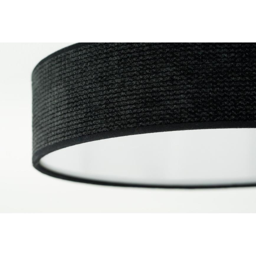 Duolla - LED Plafon CORTINA LED/26W/230V śr. 30 cm 4000K czarny