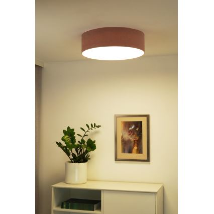 Duolla - LED Plafon CORTINA LED/26W/230V śr. 30 cm 4000K różowy