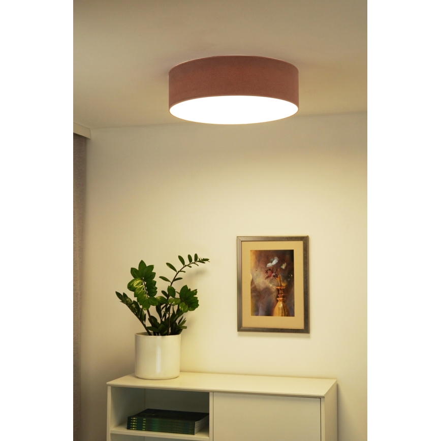 Duolla - LED Plafon CORTINA LED/26W/230V śr. 30 cm 4000K różowy