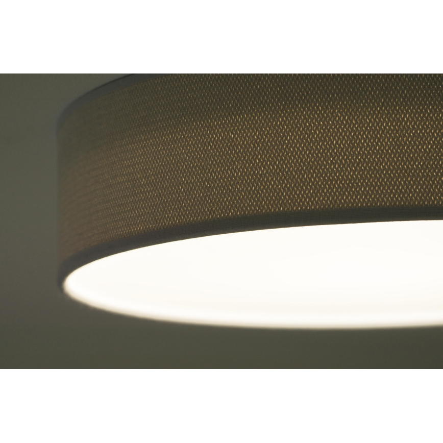 Duolla - LED Plafon CORTINA LED/26W/230V śr. 30 cm 4000K szary
