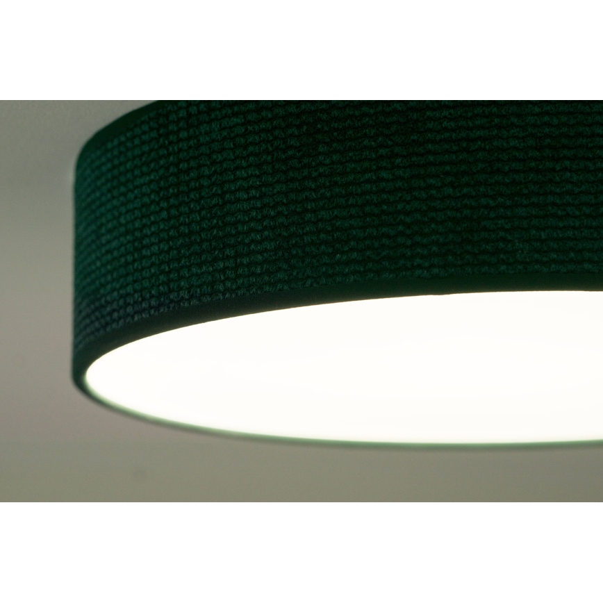 Duolla - LED Plafon CORTINA LED/26W/230V śr. 30 cm 4000K zielony