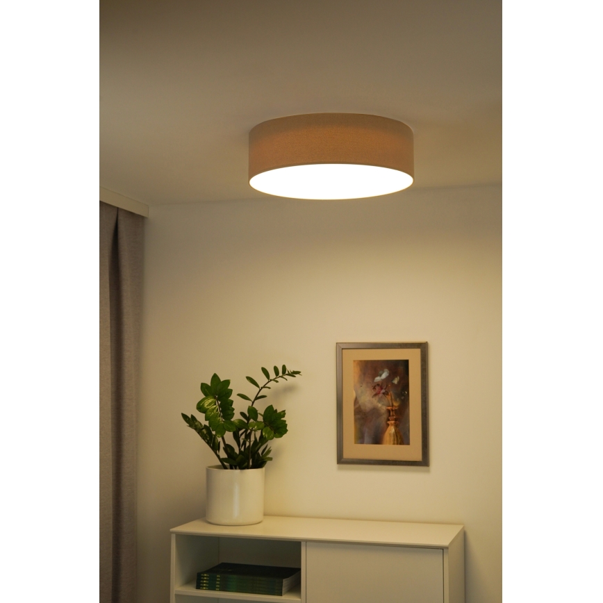 Duolla - LED Plafon CORTINA LED/26W/230V śr. 45 cm 4000K beżowy