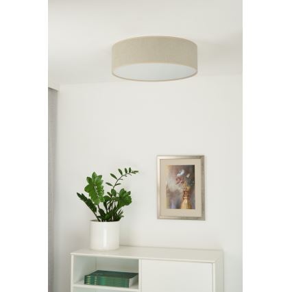 Duolla - LED Plafon CORTINA LED/26W/230V śr. 45 cm 4000K beżowy