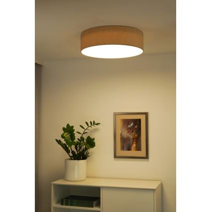 Duolla - LED Plafon CORTINA LED/26W/230V śr. 45 cm 4000K beżowy