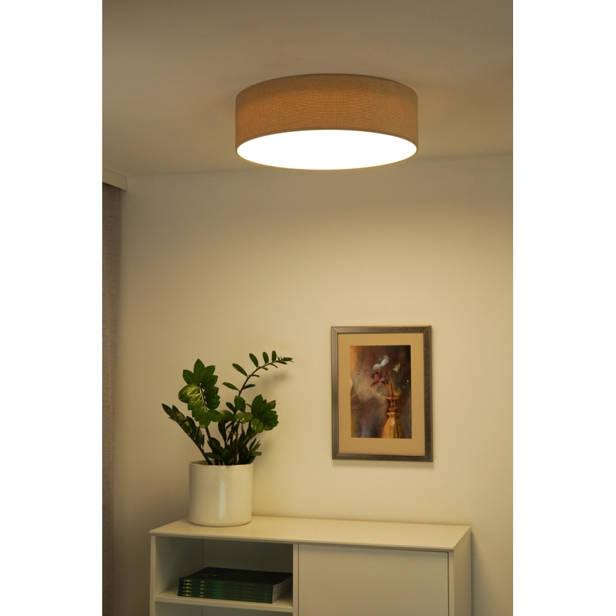 Duolla - LED Plafon CORTINA LED/26W/230V śr. 45 cm 4000K beżowy