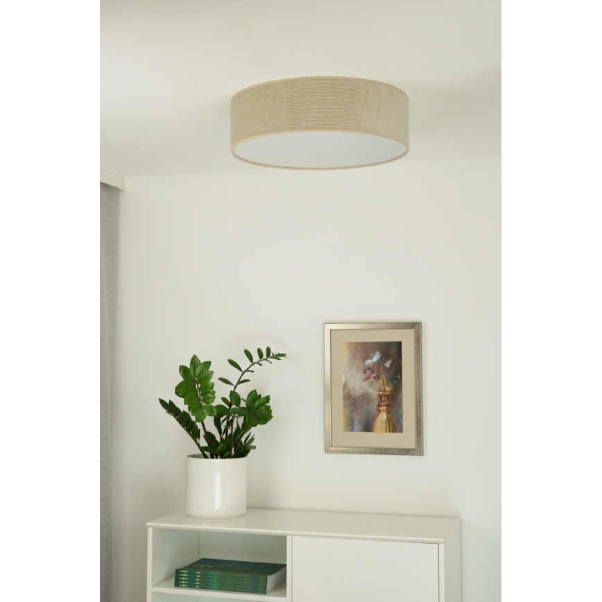 Duolla - LED Plafon CORTINA LED/26W/230V śr. 45 cm 4000K beżowy