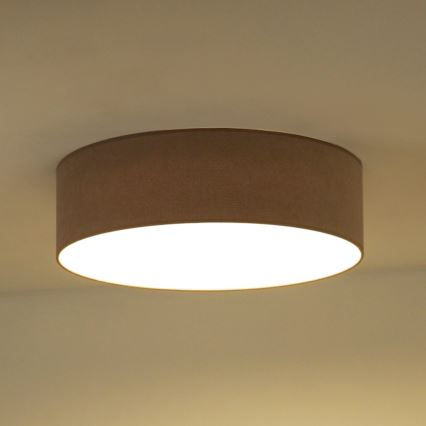 Duolla - LED Plafon CORTINA LED/26W/230V śr. 45 cm 4000K brązowy