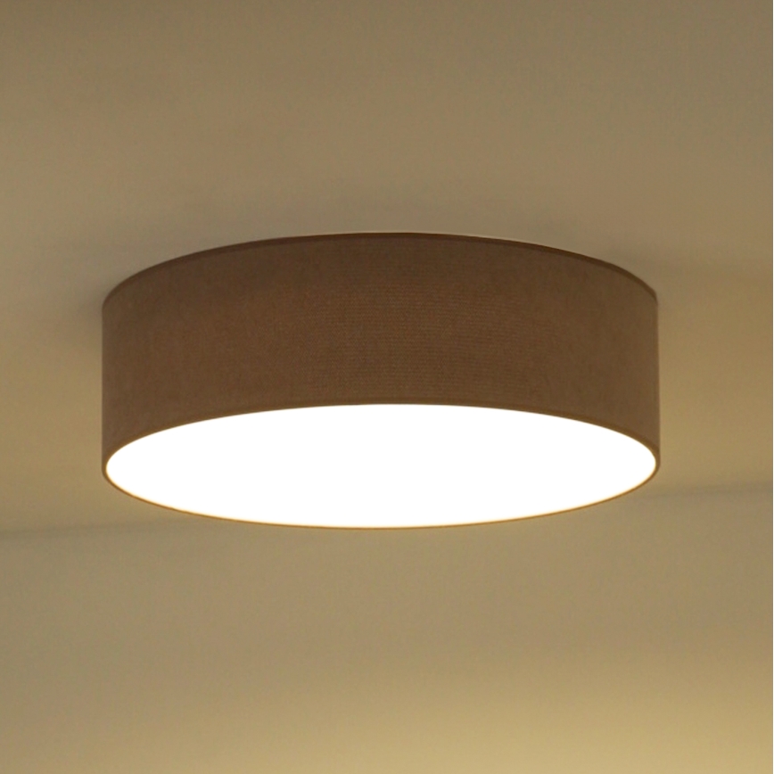 Duolla - LED Plafon CORTINA LED/26W/230V śr. 45 cm 4000K brązowy