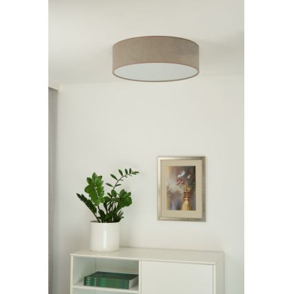 Duolla - LED Plafon CORTINA LED/26W/230V śr. 45 cm 4000K brązowy