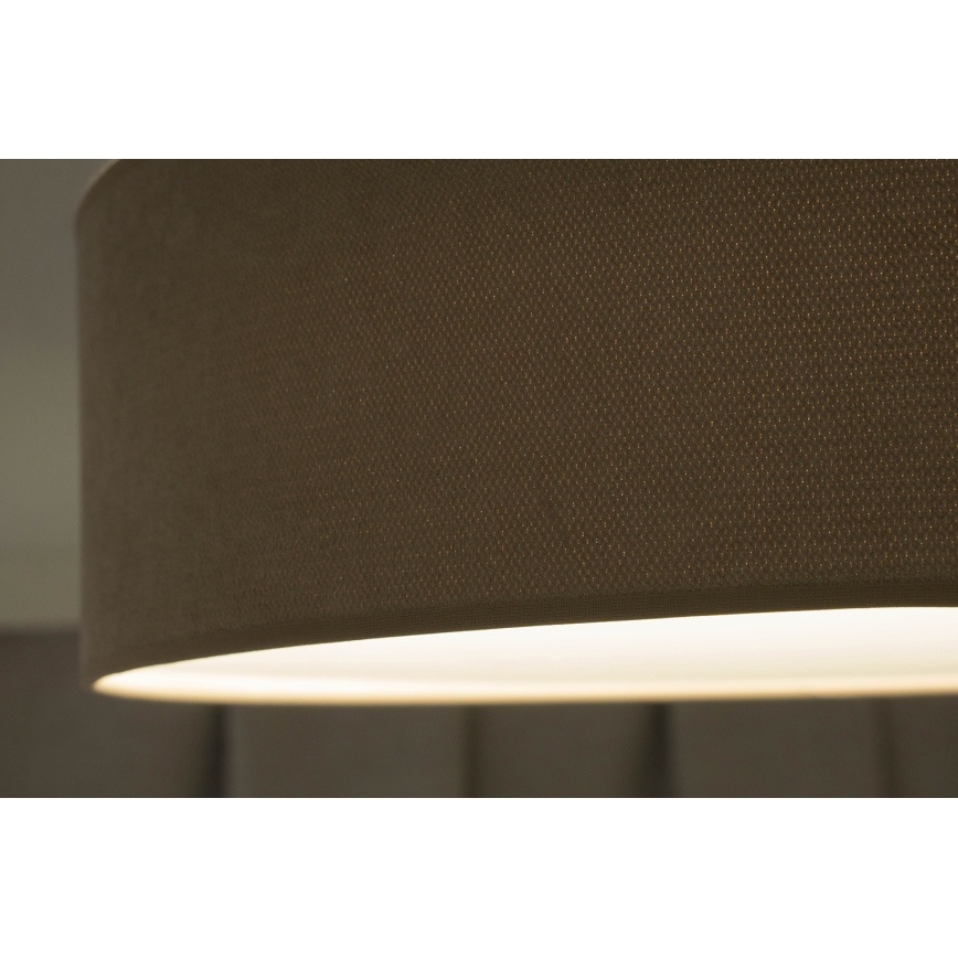 Duolla - LED Plafon CORTINA LED/26W/230V śr. 45 cm 4000K brązowy