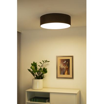 Duolla - LED Plafon CORTINA LED/26W/230V śr. 45 cm 4000K brązowy