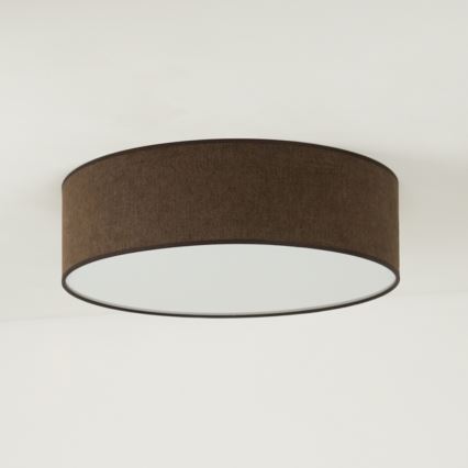 Duolla - LED Plafon CORTINA LED/26W/230V śr. 45 cm 4000K brązowy