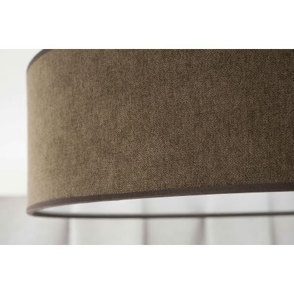 Duolla - LED Plafon CORTINA LED/26W/230V śr. 45 cm 4000K brązowy