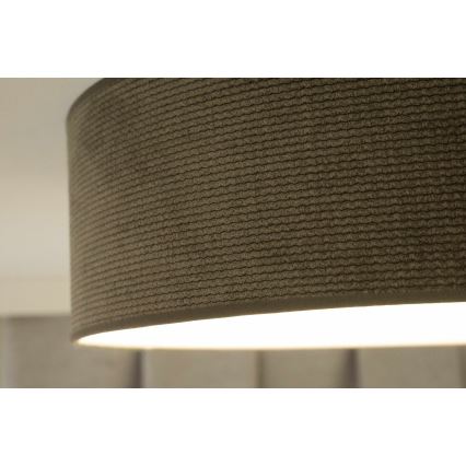 Duolla - LED Plafon CORTINA LED/26W/230V śr. 45 cm 4000K brązowy