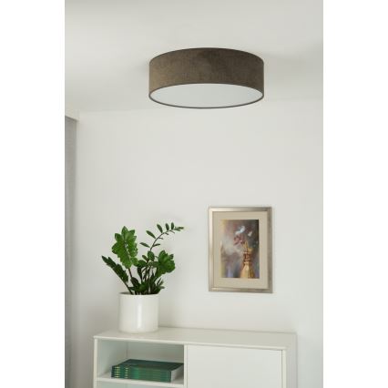 Duolla - LED Plafon CORTINA LED/26W/230V śr. 45 cm 4000K brązowy