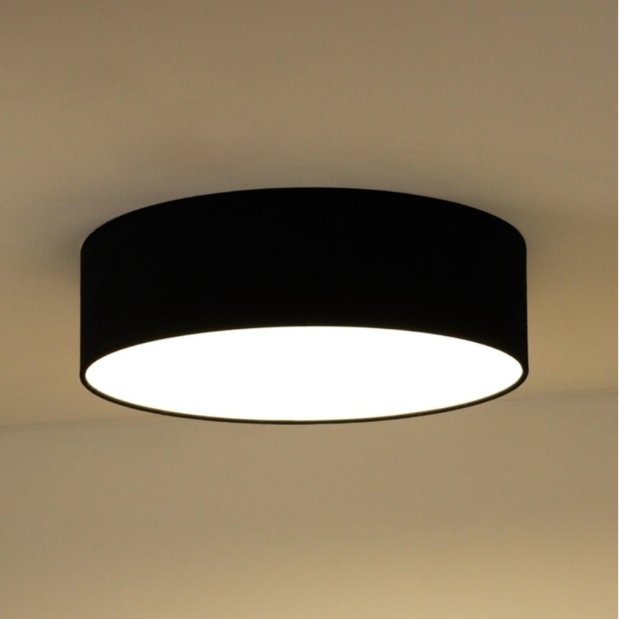 Duolla - LED Plafon CORTINA LED/26W/230V śr. 45 cm 4000K czarny