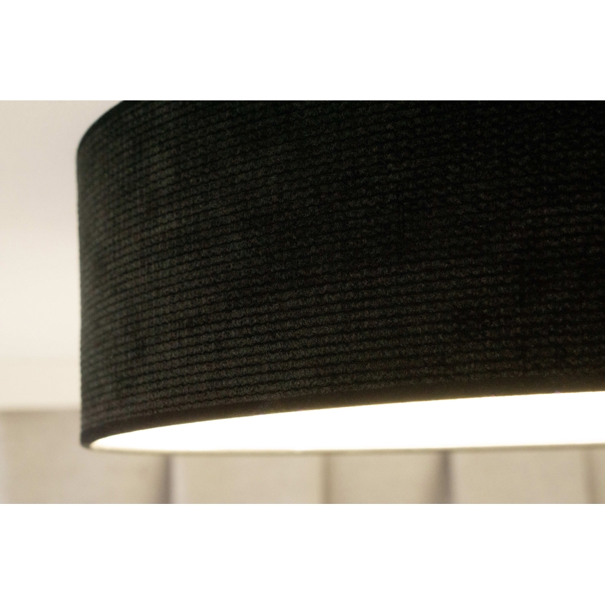Duolla - LED Plafon CORTINA LED/26W/230V śr. 45 cm 4000K czarny
