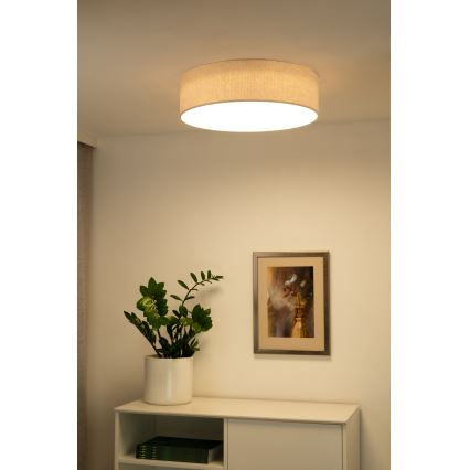 Duolla - LED Plafon CORTINA LED/26W/230V śr. 45 cm 4000K kremowy
