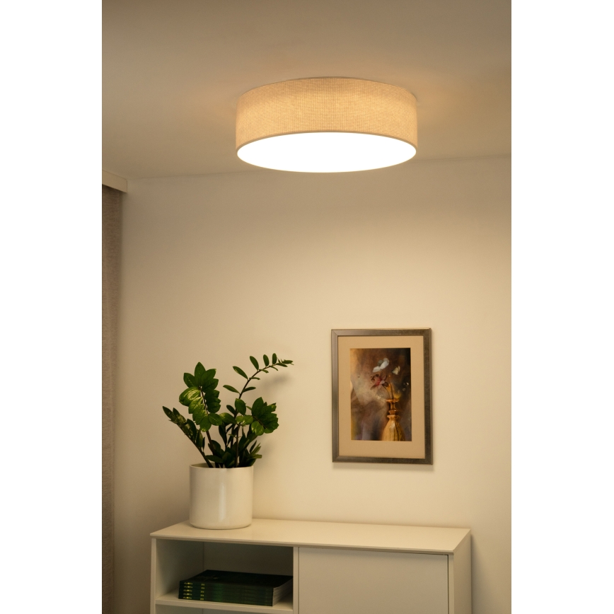 Duolla - LED Plafon CORTINA LED/26W/230V śr. 45 cm 4000K kremowy