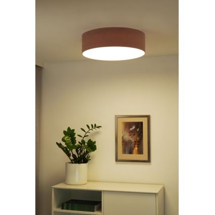 Duolla - LED Plafon CORTINA LED/26W/230V śr. 45 cm 4000K różowy