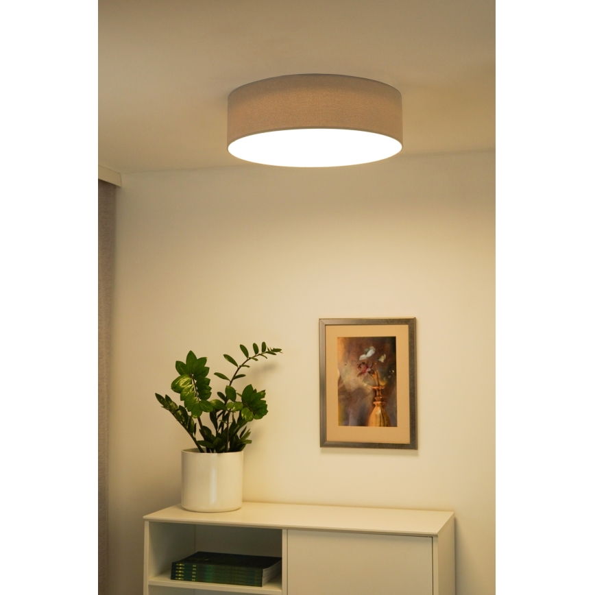 Duolla - LED Plafon CORTINA LED/26W/230V śr. 45 cm 4000K szary