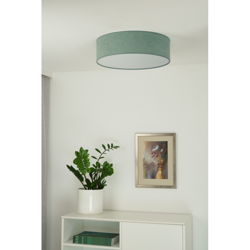 Duolla - LED Plafon CORTINA LED/26W/230V śr. 45 cm 4000K turkusowy