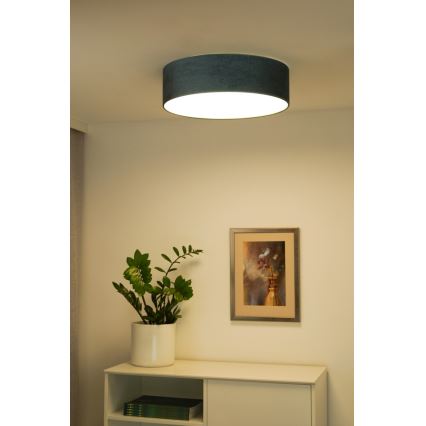 Duolla - LED Plafon CORTINA LED/26W/230V śr. 45 cm 4000K turkusowy