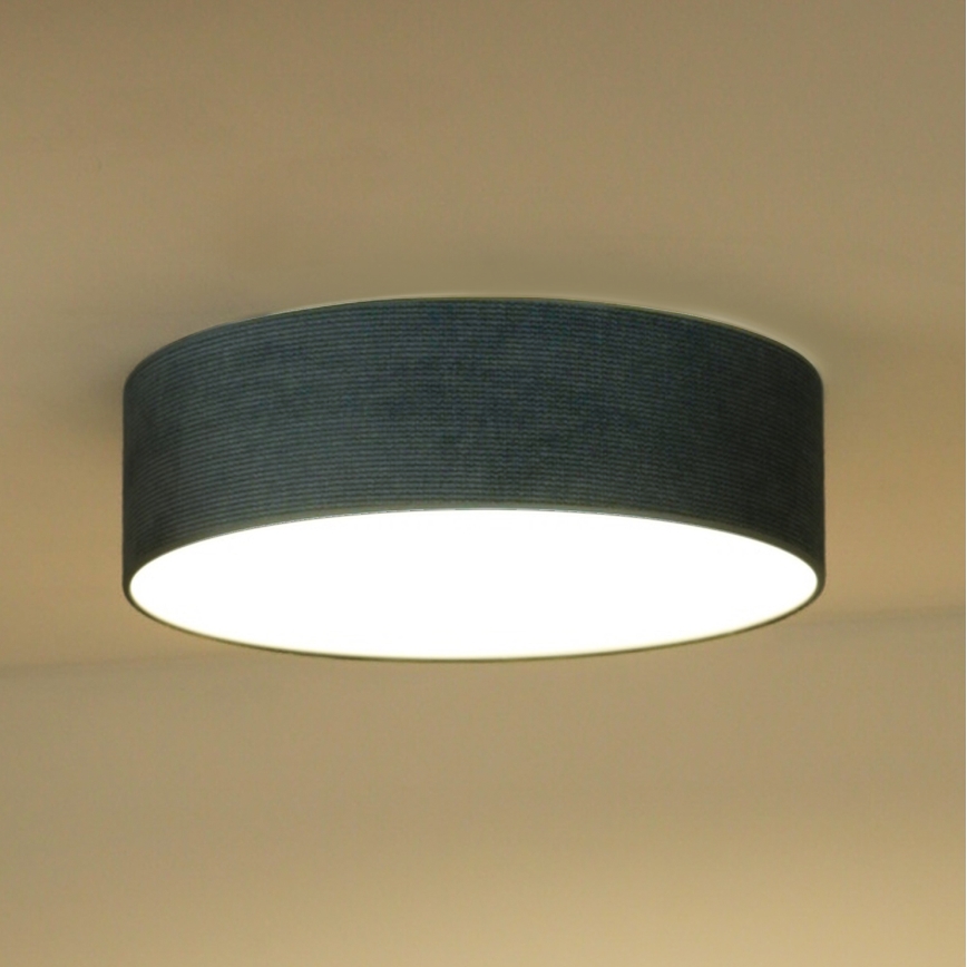 Duolla - LED Plafon CORTINA LED/26W/230V śr. 45 cm 4000K turkusowy